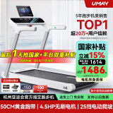 佑美U4跑步机家庭用智能电动爬坡全折叠安静低音走步机健身房2025新款