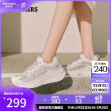 斯凯奇（Skechers）糕糕鞋女鞋夏季厚底增高休闲鞋蕾丝透气户外运动鞋松糕鞋117520
