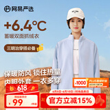 网易严选春季外套摇粒绒冲锋衣内胆夹克保暖基础户外休闲男女抓绒衣 摇粒绒女式-天空蓝升级款 M