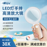BIJIA光学放大镜老人儿童阅读带灯高清高倍鉴定专用高效便携式放大镜