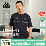 卡帕（Kappa）背靠背运动短袖男款纯棉2025新款夏季情侣t恤男士半袖K0EX2TD01D
