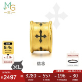 周生生 黄金转运珠XL信念足金男女情侣串珠 不含绳86640C定价