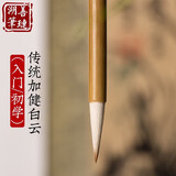 善琏湖笔毛笔套装文房四宝小白云大白云兼毫毛笔大中小成人中号初学者隶书楷书练字笔儿童国画毛笔字初学 