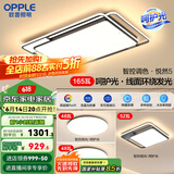 欧普（OPPLE）欧普照明线面发光LED简约客厅灯吸顶灯呵护光一体语音智控 呵护光全屋智控A2【三室一厅】