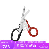 LEATHERMAN剪刀Raptor猛禽急救专家折叠多功能战术剪刀 车载援助应急工具 红黑色[833058]