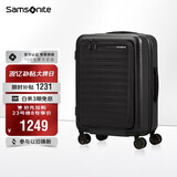 新秀丽（Samsonite）行李箱20英寸拉杆箱欧洲条纹旅行箱商务前开口登机箱黑色KF1