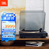 JBL音乐圆舞曲 SPINNER BT 黑胶唱片机 无线蓝牙 专业发烧友留声机 唱盘机 CD级唱机 黑金色 高端礼物