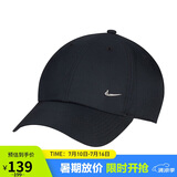 耐克NIKE运动配饰男女太阳帽棒球帽CLUB CAP速干帽子FB5372-010黑L/XL