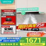华帝（VATTI）【国家补贴20%】超薄平嵌欧式变频24风量大吸力自清洁脱排抽油烟机家电齐平橱柜以旧换新i11256