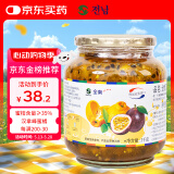 全南柠檬百香果酱1kg 韩国进口 果酱冷热冲饮冲调饮品 节日礼品 0脂