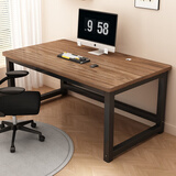 雅美乐电脑桌书桌学习桌实木芯桌子 简易家用办公电竞电脑桌台式工作台