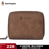 暇步士（Hush Puppies）卡包男真皮零钱包男证件夹风琴式收纳包名片夹520礼物礼盒装