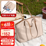 POLO单肩包女大容量14/15.6英寸笔记本电脑包斜挎托特包送女友