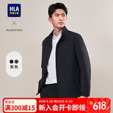 HLA海澜之家夹克男轻商务经典系列印花外套行政夹克