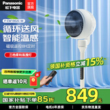 松下（Panasonic）空气循环扇电风扇落地扇 直流变频家用磁吸遥控电扇 柔风定时节能静音风扇 升级【氛围灯款】F-CW1802C