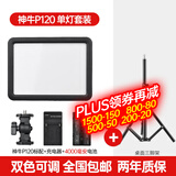 神牛（Godox） p120c摄影灯led补光灯便携单反相机摄像打光灯影视拍照婚庆常亮灯光 P120C+桌面三角架【送4000毫安电池】