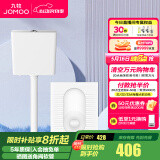 九牧（JOMOO）蹲便器 双档节水水箱抗污蹲便器 防臭劲冲自洁蹲便器套装 简方纤薄蹲便器套餐
