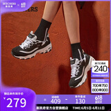 斯凯奇（Skechers）女鞋夏季厚底老爹鞋百搭透气熊猫鞋软底舒适外穿休闲运动鞋11959