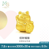 周生生足金Charme祥瑞祝福串珠招财福猫黄金转运珠 89164C定价