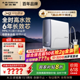 史密斯（A.O.SMITH）佳尼特【新升级】蓝鲸全时高水效净水器家用厨下式直饮净水机净饮机1000GUltraCR2500AE1国家补贴