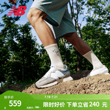 NEW BALANCE NB327 官方休闲鞋男鞋女鞋情侣复古舒适增高元祖灰情侣运动鞋 灰色/白色 MS327LAB 41.5 (脚长26cm)
