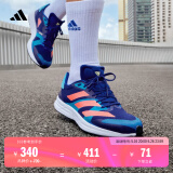 adidas adizero RC 4训练备赛竞速轻盈薄底中考体测跑鞋阿迪达斯   深蓝/浅蓝/粉   39