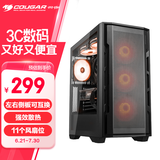 骨伽 电脑主机箱 中塔式侧透 支持360水冷 影武者X5 PRO 黑