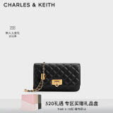 CHARLES&KEITH菱格链条小方单肩斜挎包包女包生日礼物520礼物CK2-70160131