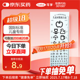可孚 视力表儿童 国际标准家用对数成人挂图 眼睛近视测试训练图
