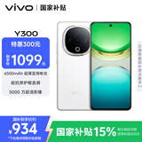 vivo Y300 8GB+256GB 瑞雪白 国家补贴 新一代超级扬声器 6500mAh超薄蓝海电池 超抗摔护眼直屏 AI手机