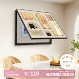 集简季电表箱装饰画现代简约轻奢配电箱电闸箱遮挡挂画 心想柿成