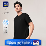 HLA海澜之家短袖T恤男轻商务时尚系列绣花短t男夏季【安心品质】