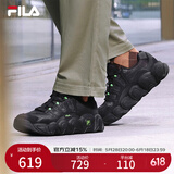 FILA 斐乐可颂面包鞋复古运动鞋男冬休闲鞋老爹鞋 黑-IB 39