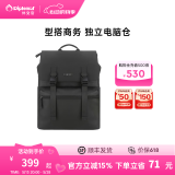 Diplomatdiplomat外交官背包时尚休闲双肩电脑包男高端商务大容量DB-2713L 黑色