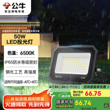 公牛（BULL）LED投光灯户外庭院工厂园林灯露营灯 IP65防水等级50W-6500K白光