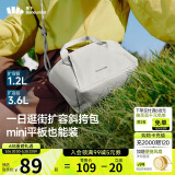 蕉下（beneunder）度假包包女包斜挎包生日礼物单肩包托特包迷你通勤包出游旅行包灰
