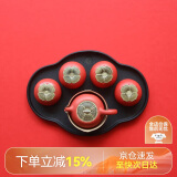 万仟堂（Edenus）茶具高档 功夫茶具套装 陶瓷水果茶具柿子茶壶茶盘茶杯 事事如意