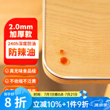 钟爱一生桌垫透明桌面垫餐桌布防水防油PVC软玻璃茶几垫水晶板台面垫抗菌 【2mm足厚】真无味真防油 透明 80*135cm