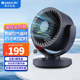 格力（GREE）空气循环扇台式风扇家用电风扇上下左右摇头小风扇卧室客厅电扇涡轮换气扇循环对流风扇 【遥控定时款】FXT-1506Bg3