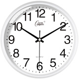 康巴丝（Compas） 挂钟走时客厅办公室钟表挂墙2024新款简约创意时钟时尚石英钟 6881白色