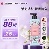 菲诗小铺（THE FACE SHOP）LG和风樱雪沐浴露500ml 活力洁肤 留香持久 莹润保湿