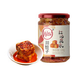 川娃子 豆腐乳 红油腐乳拌饭拌面酱下饭菜霉豆腐毛豆腐 火锅蘸料 220g  