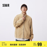 森马（Semir）夹克男冬抗静电外套摇粒绒情侣上衣109724108203
