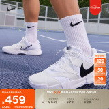 耐克（NIKE）官方男子网球鞋夏季透气休闲网眼支撑抓地舒适耐穿FD6574 100白色/黑/山峰白 40