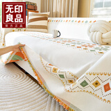 无印良品民族风雪尼尔沙发巾全盖沙发垫一片式防尘沙发套罩加厚180*230cm