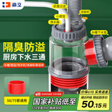 海立厨房下水三通接头排水管道防臭神器多功能集成密封塞封口器GF251 