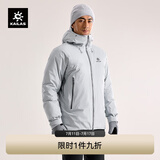 KAILAS凯乐石阿斯本硬壳羽绒服男700蓬鹅绒石墨烯保暖FLT 3L防水冲锋衣 浅云灰 L