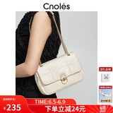 蔻一（Cnoles）漫步象印牛皮女士高端链条包单肩斜挎包女走心生日礼物送女友老婆
