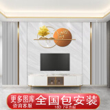 惠菲乐电视背景墙壁纸立体墙纸壁画现代简约客厅卧室欧式影视墙布装饰 无缝进口5D凹凸真丝布/平方