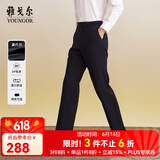 雅戈尔（YOUNGOR）休闲裤男DP棉免烫不易皱裤子自然垂顺易打理新品 VCDP329979FWA藏青色 32 80A